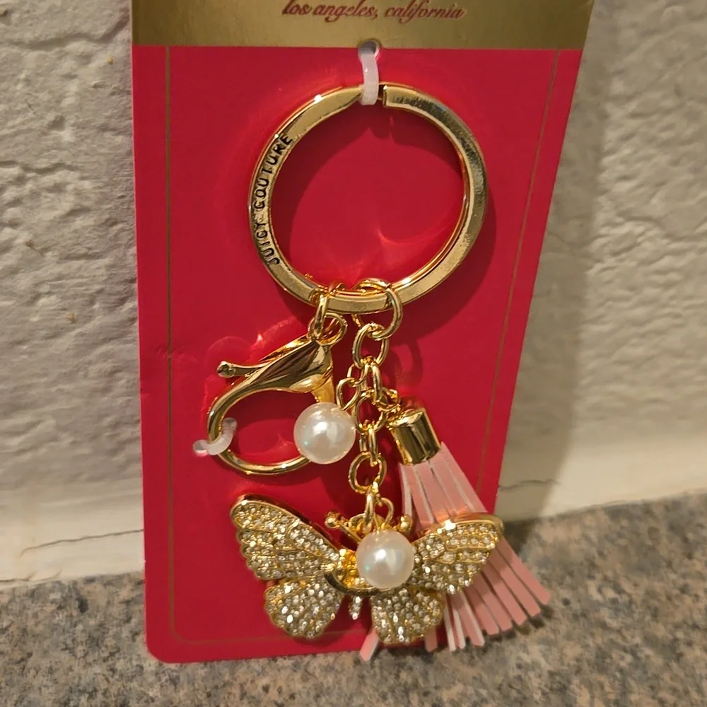 Juicy Couture Butterfly Bag Charm New - Picture 2 of 3
